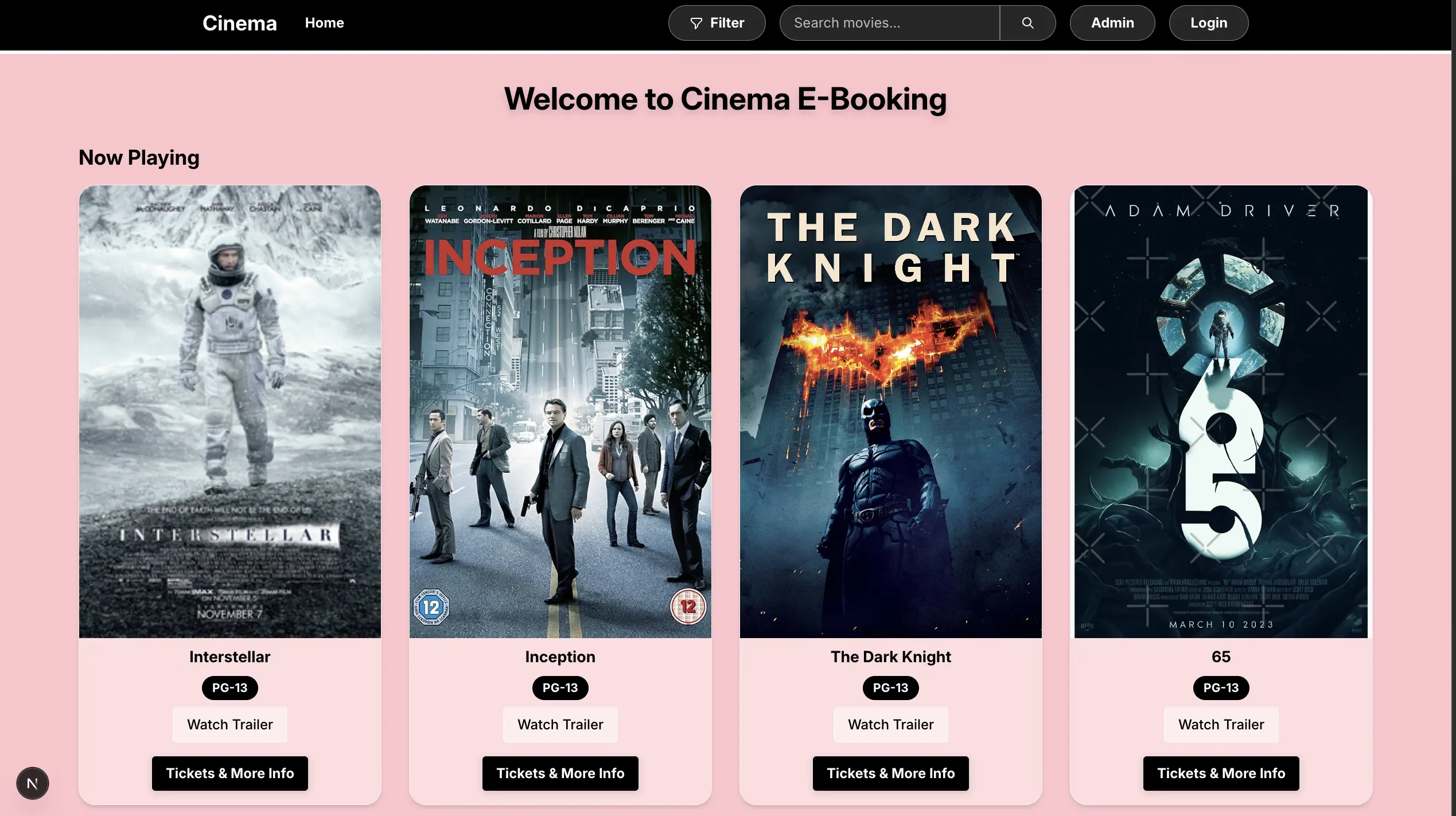 Cinema-E-Booking